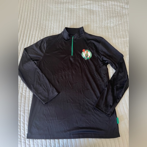 Boston Celtics quarter zip pullover size L - Picture 1 of 6